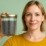 Wasser mit Chiasamen